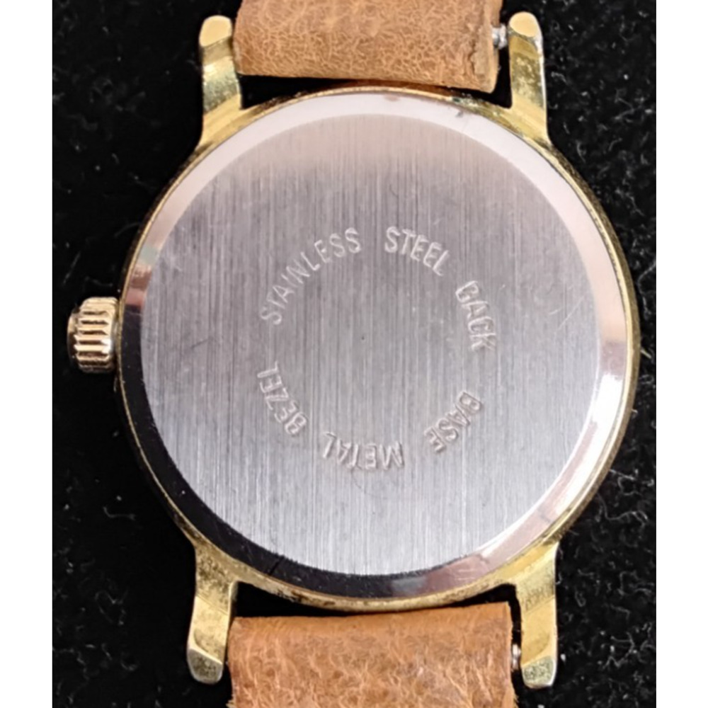 Women's Consort Quartz Moon Phases Watch Brown Leather Brand New Battery #Z5663 - Picture 7 of 11